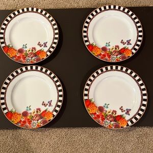 Lenox Melli Mello Eliza stripe saucer plates.  excellent used condition